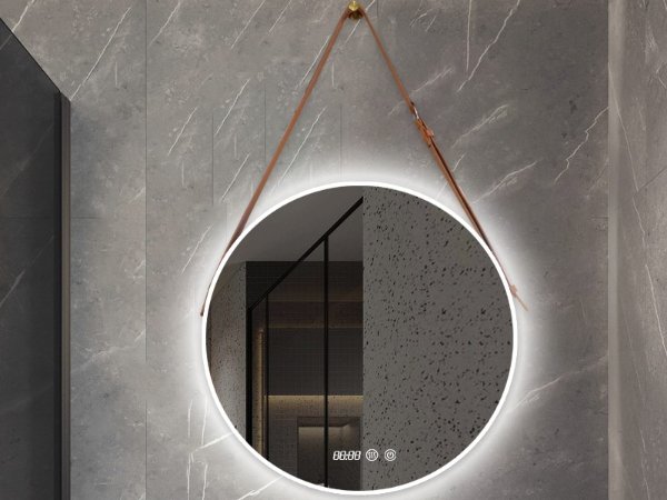 DP325 Hanging Round Led Bathroom Mirror