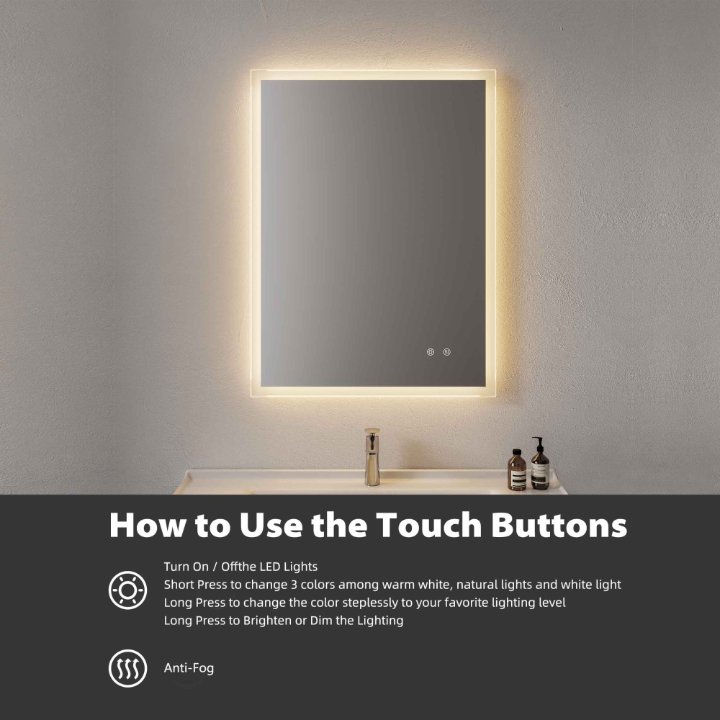 The Benefits of LED Backlit Bathroom Mirrors for Your Bathroom Vanity