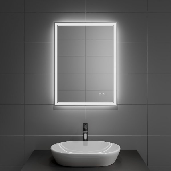 DP344-X Frameless LED Bathroom Mirror