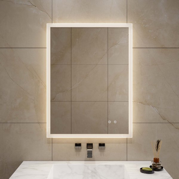 DP345-X Acrylic Frameless LED Bathroom Mirror