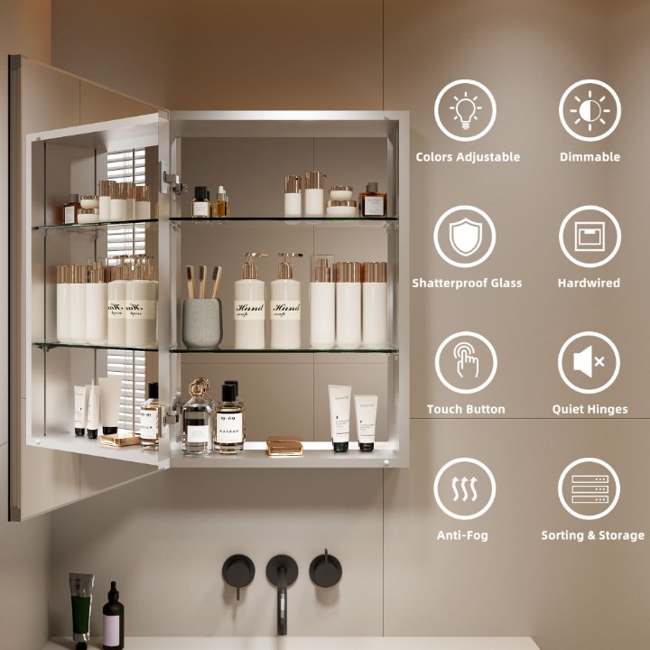 Bathroom Medicine Cabinet with Mirror: A Stylish and Functional Solution for Your Bathroom