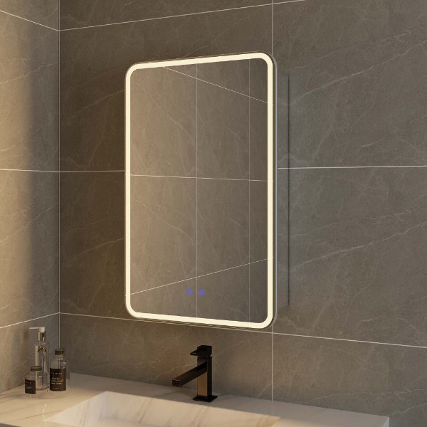 DP6A7-1 Led Medicine Bathroom Mirror Cabinet