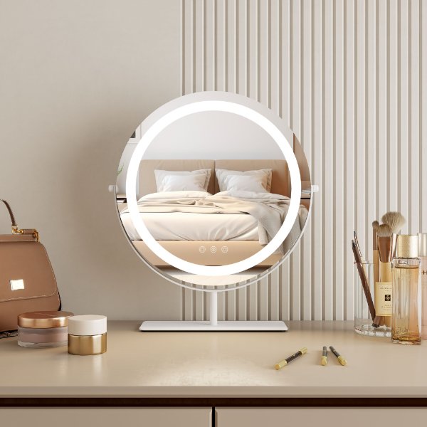 DP231 Table Led Vanity Mirror With Led Lights