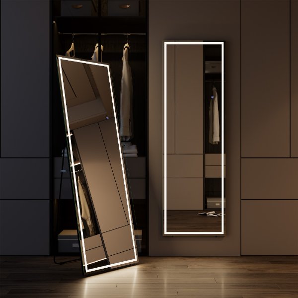 DP395-R Dressing LED Full Length Mirror With Light