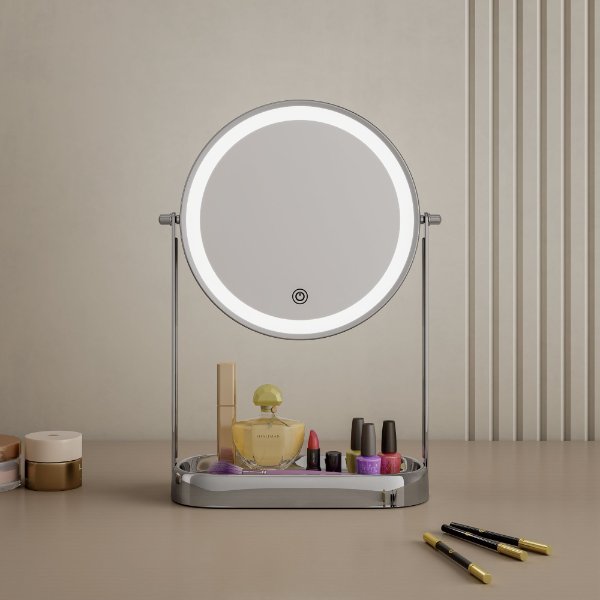 RM413 Desktop LED Vanity Mirror With Base