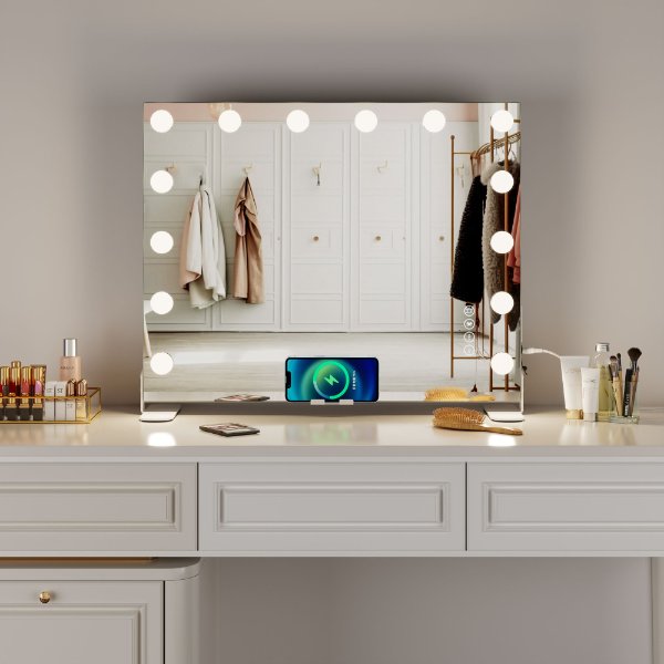 DP357-S Hollywood Vanity Mirror with Bluetooth Speakers