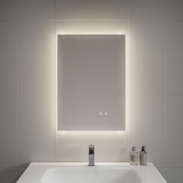 DP528-F Frameless LED Bathroom Mirror