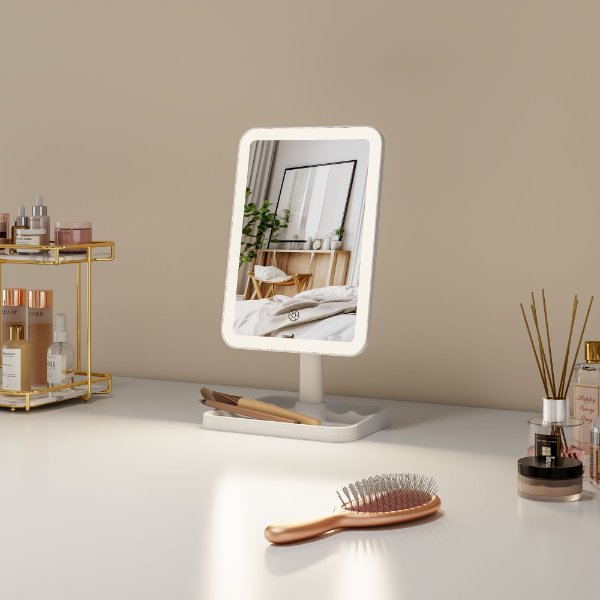 SM465-SL Portable Tabletop Led Vanity Mirror