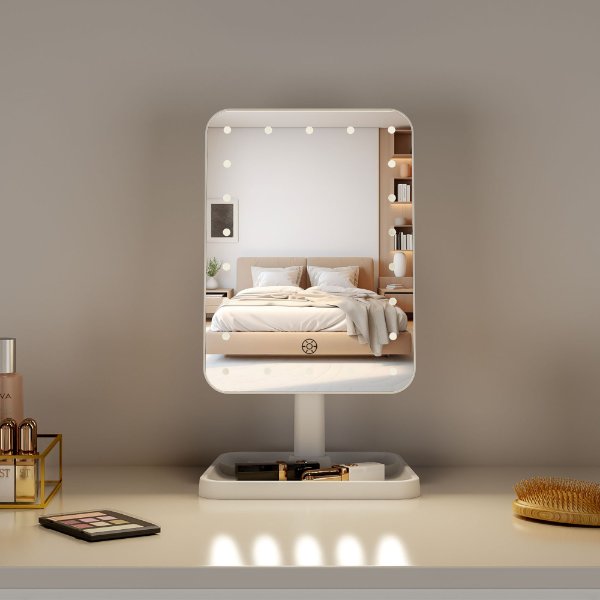 SM465-DL Portable Tabletop Led Vanity Mirror