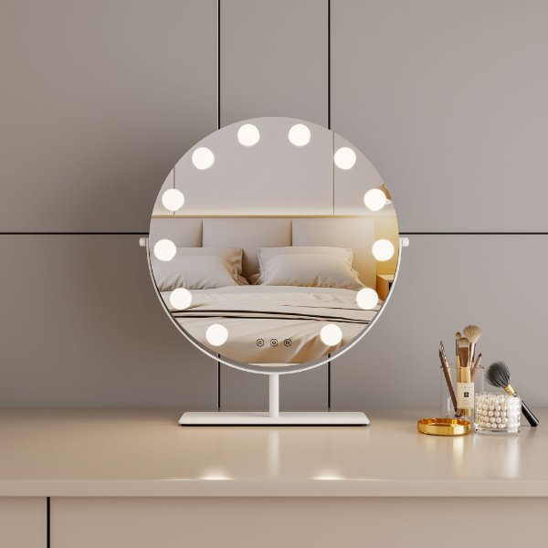 DP231-B Round Hollywood Vanity Mirror