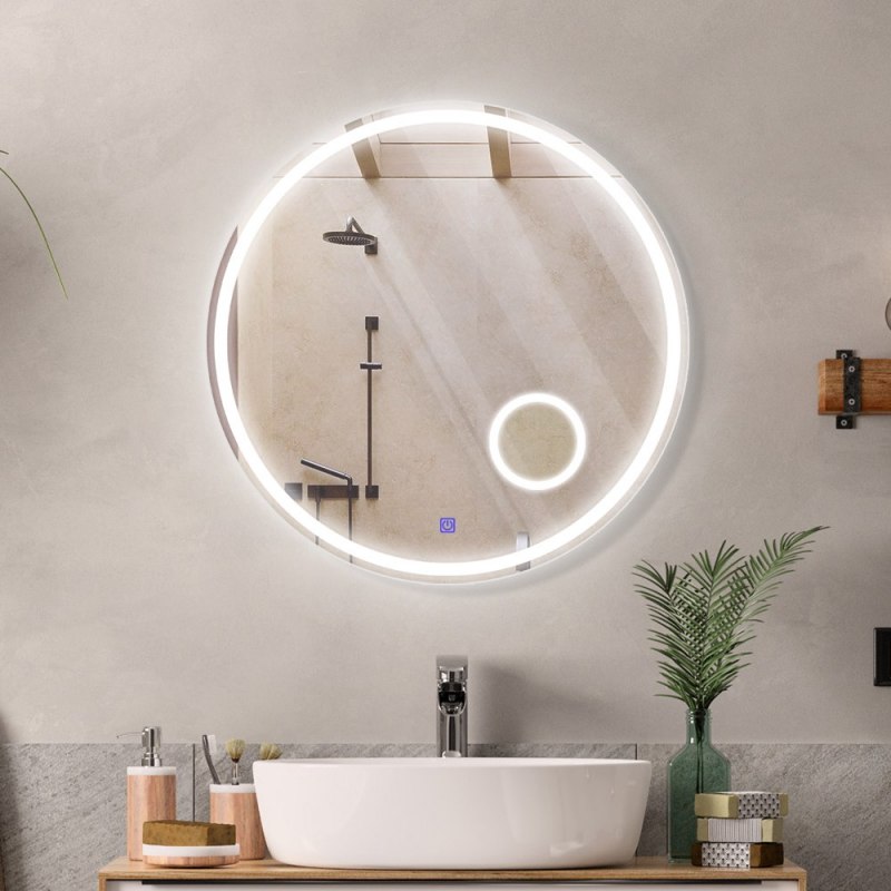 DP323A Dia 100cm Round Led Bathroom Mirror